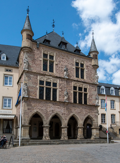 Stadhuis in Echternach, Luxemburg 