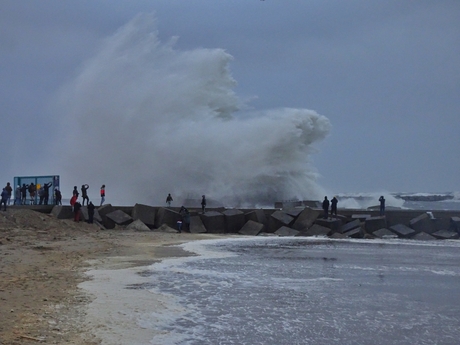 Storm Corrie gaf spektakel 