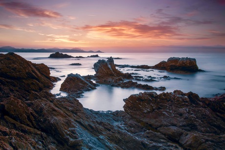 Sunset on birdshit island 