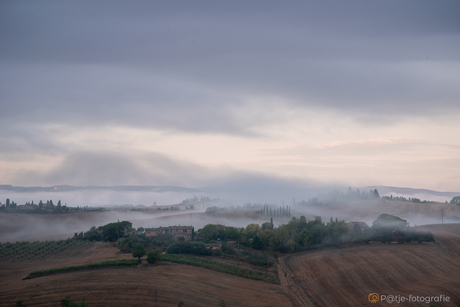 Morning mist in Siena