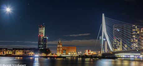 Rotterdam - Erasmusbrug en Noordereiland 