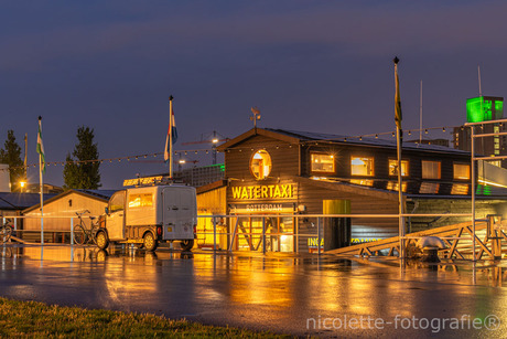 Rainy night in Rotterdam