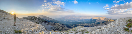 Panoramic view from Mount Tomorr. Magic!!!