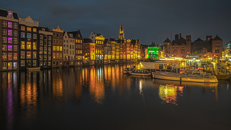 Amsterdam by night.