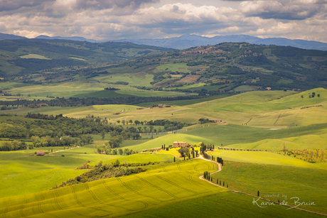 View from Pienza!