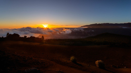 Sunset from above