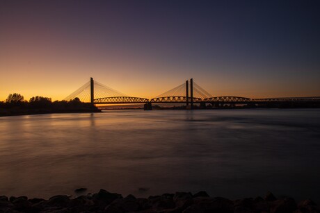 Zonsondergang Martinus Nijhoffbrug