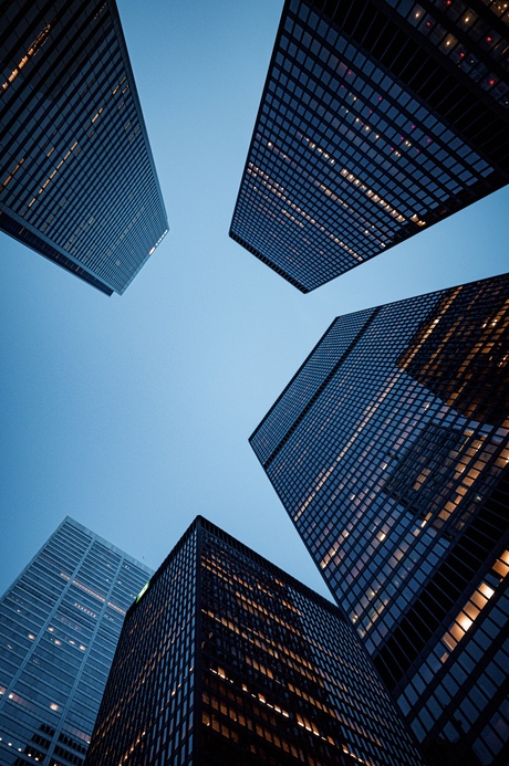 Look up. 