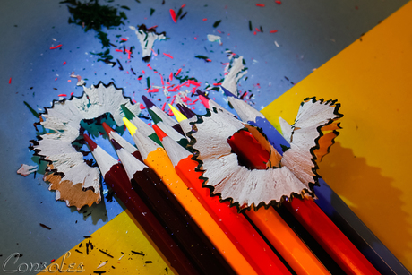 Crazy colored pencils