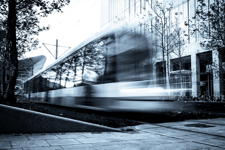 Tram in Rotterdam!