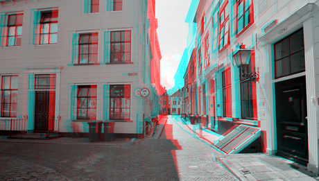 Keizerstraat GOES Zeeland 3D B&W