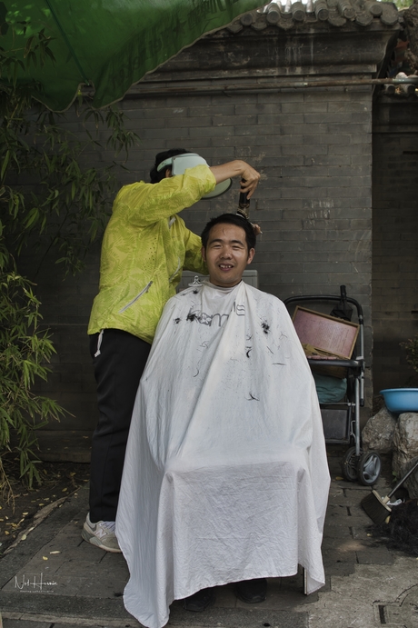 Street barber