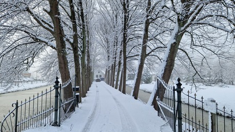 Oprijlaan in Winter Wonderland