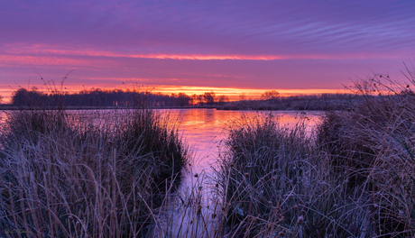 Koude zonsopkomst