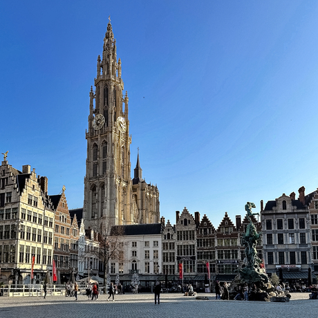 In de late middagzon