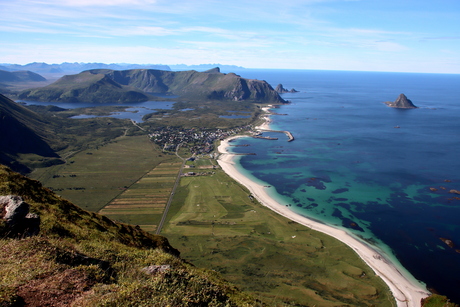 Uitzicht over Andøya