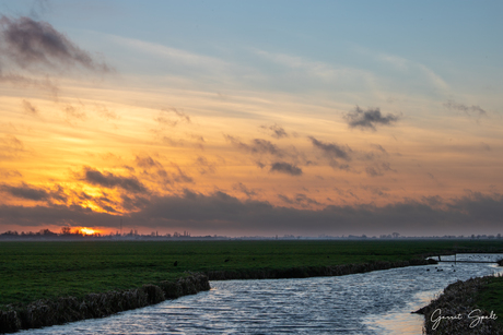 de laatste zonsondergang van 2021