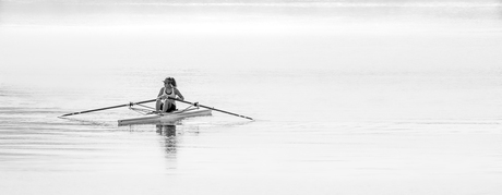 Stil op het water