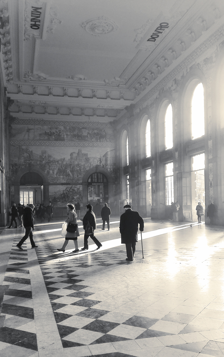 Centraal station in Porto