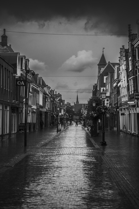 Regen in Hoorn BW