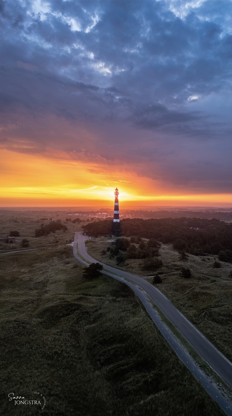 Zonsopkomst bij de vuurtoren