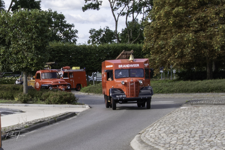 oude brandweer wagen austin