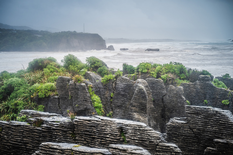 Pancake rocks Punakaiki