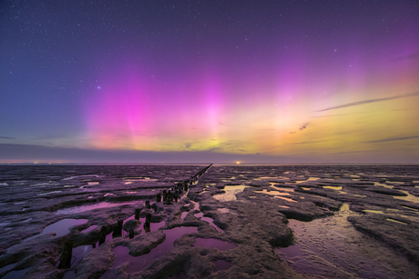 Noorderlicht aan het Wad IV