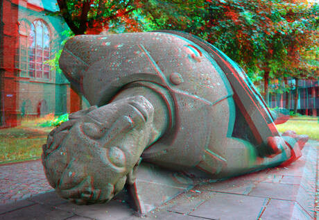Toter Krieger Stiftskirche Kleve Germany 3D