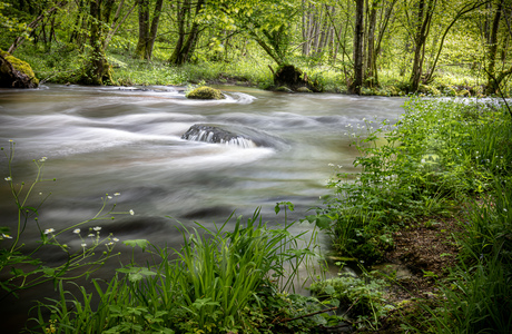 Snelstromende rivier