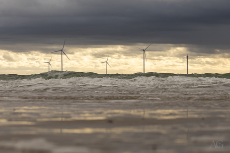 Energieke middag aan zee 