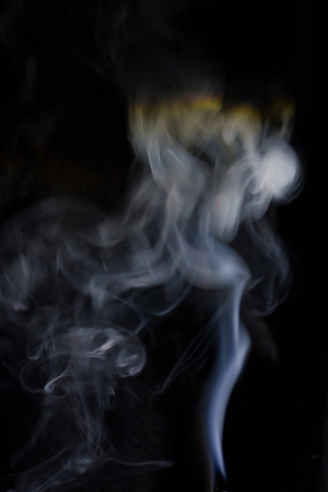 creatieve fotografie met rook