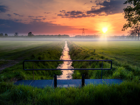 Twentse zonsondergang