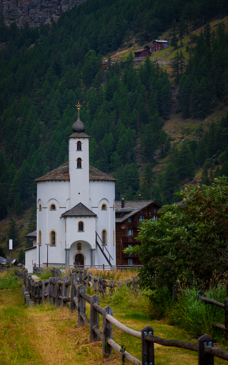Rundkirche in Saas-Balen