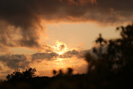 opkomende zon