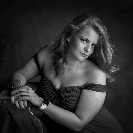 Portret zwart-wit
