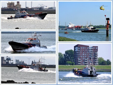 Collage  KNRM H v Holland   Lokaties H v Holland en Maassluis div data  2012 , 2013 en 2014  