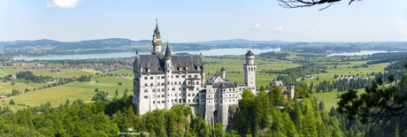 Het sprookjeskasteel Neuschwanstein.