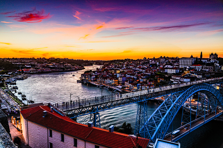 Porto after sunset