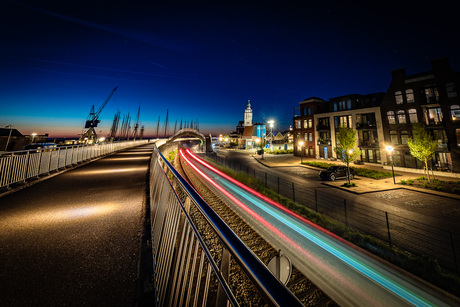 Harlingen by night