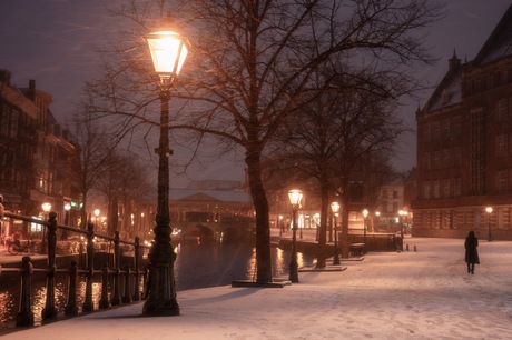 Leiden in de sneeuw!