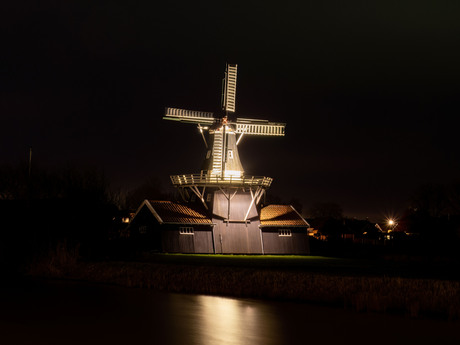 Koren en houtzaagmolen Bovenrijge Ten Boer(Groningen)