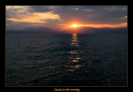 Lazise in the evening