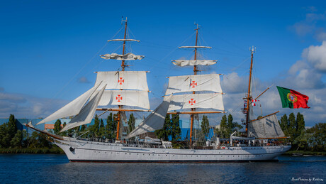 Tall Ship Three-masted Bark