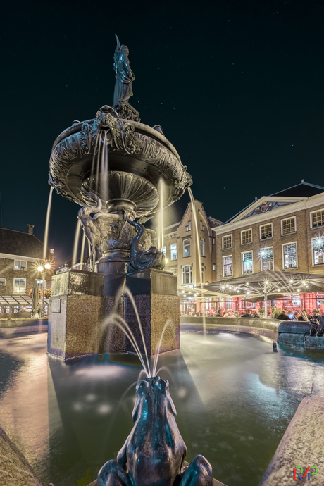 Wilhelmina Fontein Grote Markt Gorinchem