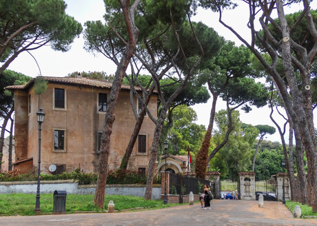 Het park Oppius in Rome