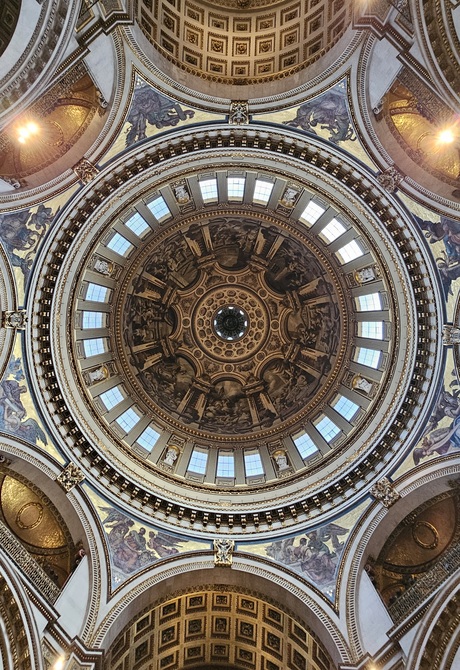 Plafond St Pauls cathedral, Londen