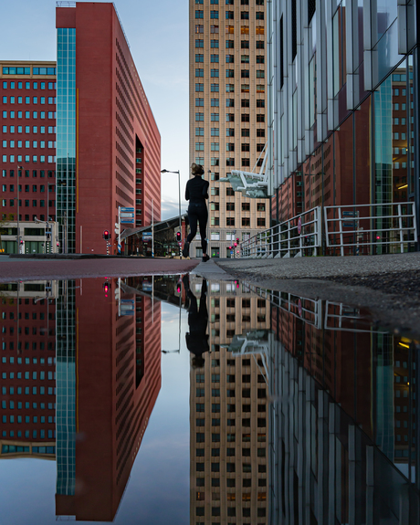 Reflectie in Rotterdam