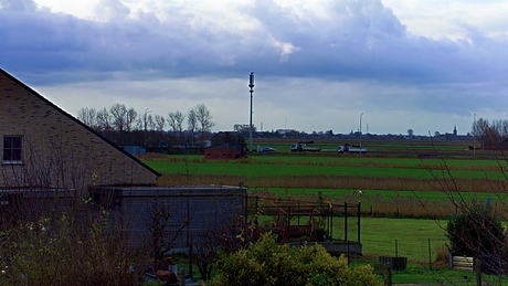 Zicht op de Nieuwpoortse Polders