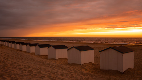 Strandhuisjes op Texel